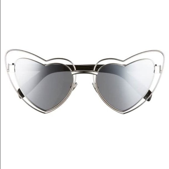 Saint Laurent Accessories - SAINT LAURENT Valentine Heart Loulou Sunglasses